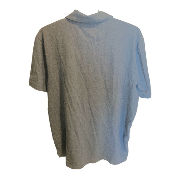 💛 American Eagle Outfitters Men's Gray Polo Shirt Size Large - Picture 4 of 6
